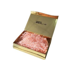 Buy cheap Cardboard Magnetic Book Shaped Box Glossy Gold Paper Hair Extension Packaging from wholesalers