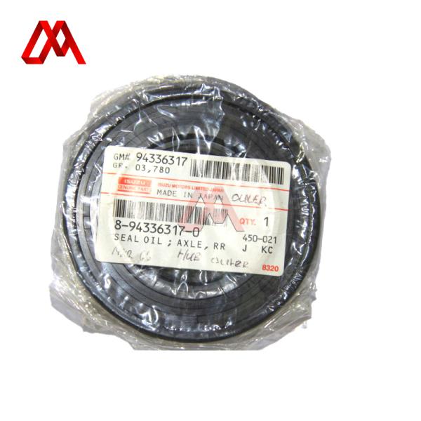Quality 8-94336317-0 8943363170 Rear Wheel Outer Oil Seal Compatible with ISUZU 700P 4HK1 NP 4BD1 for sale