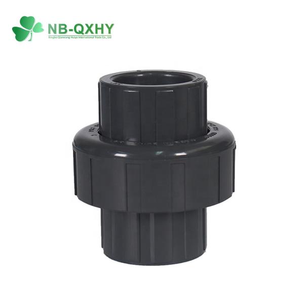 Quality Plastic Sch80 Union DIN 1/2" 4" Inch PVC Union and ODM Support with Customized Options for sale