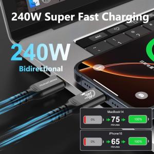 Buy cheap Alvin's USB4 2ft Cable, 40Gbps 240W, 8K@60Hz, Thunderbolt 4/3 Compatible from wholesalers