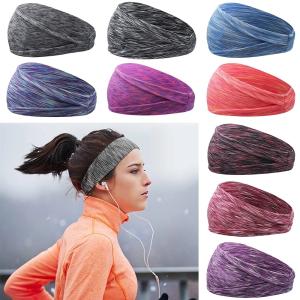 Buy cheap Absorbing Sweat Elastic Yoga Running Headbands Breathable Stretchy from wholesalers