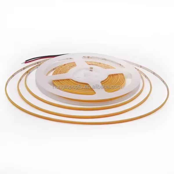 Buy cheap High CRI LED Tape Light 3mm Ultra Thin COB LED Strips 12V 24V RA 90 Free Cuttable from wholesalers