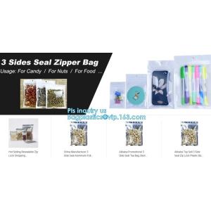 Buy cheap Biodegradable eco pacHigh Barrier Metallized zipper pouch bag for weed packaging /three side sealed moisture barrier bag from wholesalers