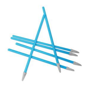 PS750B PCB Electronic Cleaning 74mm Lint Free Cleanroom Polyester Tip Head Swabs