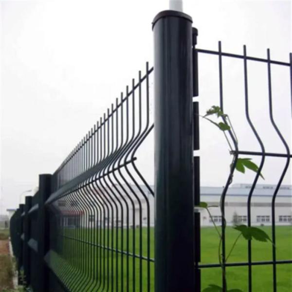 Buy cheap ECO FRIENDLY Galvanized Steel Metal Pvc Coated Fence Panel 3d Bending Curved Garden Fence Welded Wire Mesh from wholesalers