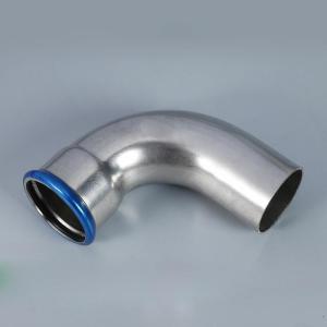 Buy cheap Free Samples SS 304l Pipe Fittings , Stainless 90 Degree Elbow from wholesalers