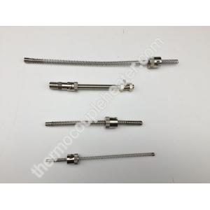 Buy cheap 304SS Adjustable Thermocouple Components Spring Bayonet Cap And Adaptor from wholesalers