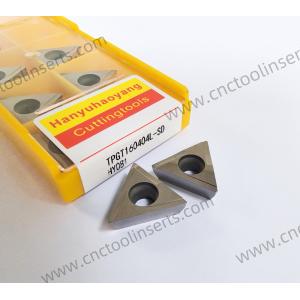 Buy cheap CNC Boring Inserts Cermet  Coating TPGT160404L-SD HY081 ，Meets requirements for high-precision and high-surface-finish machining from wholesalers
