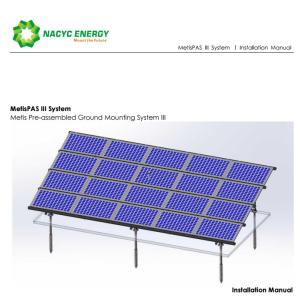 Buy cheap Configurable Design Pre Assembled Solar Ground Bracket Suitable For Framed Pv Module from wholesalers