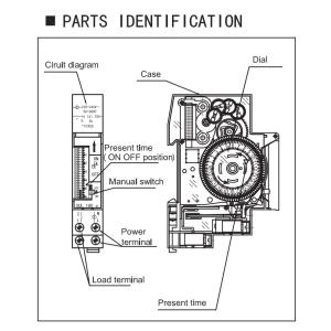 SUL180A 1800001 AC24-380 Mechanical Timer SUL160A Timer switch SUL180