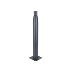 Custom Ip65 Galvanized Solar Street Light 8 - 12M Single Arm Road Pole Parts