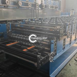 Buy cheap IBR&Corrugated Double Layer Roofing Panel Cold Roll Forming Machine Steel Profile from wholesalers