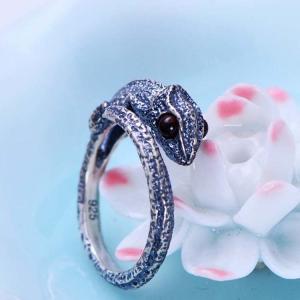 Buy cheap Womens and Mens Chameleon Retro Sterling Silver Ring(XH056032WRED) from wholesalers