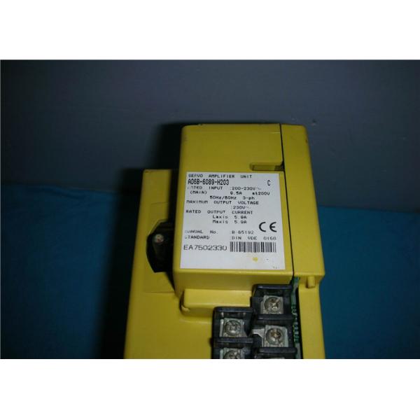 Buy cheap 9.5A High Precision Servo Motor Amplifier A06B-6089-H203 For Intelligent Servo System from wholesalers