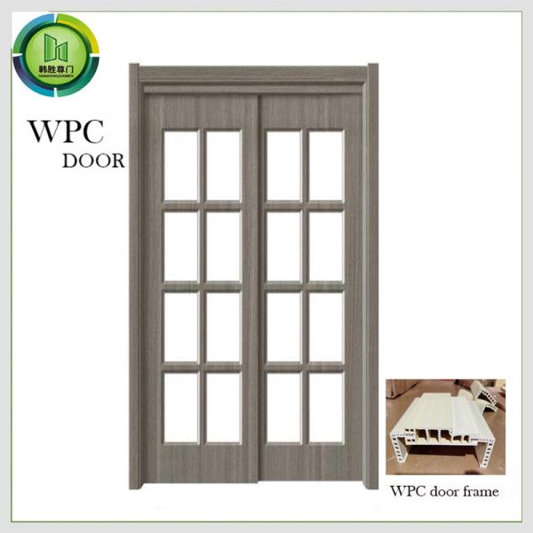 Interior WPC Sliding Door Doors Fire Resistant Outward open Direction Kitchen