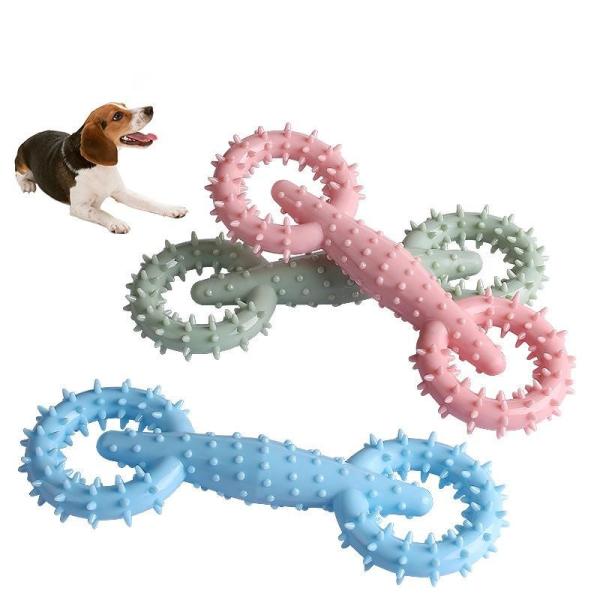 Quality Pet Bite Resistant Pull Tab Chew Toy Teeth Cleaning Durable Dog Toy For Small And Medium Sized Dogs for sale