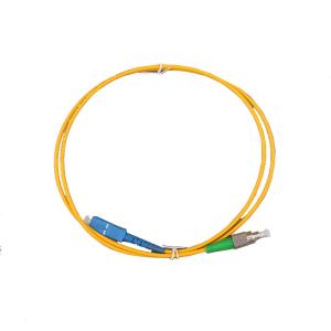 Buy cheap Indoor SC UPC to ST UPC 9/125μm Fiber Optic Patch Cable LSZH Singlemode Simplex from wholesalers