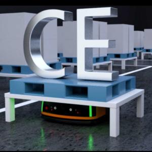 Buy cheap Mobile AGV Robot Q2L-300A With CNGBS Cobot Robot For Automated Material Handling As AGV from wholesalers