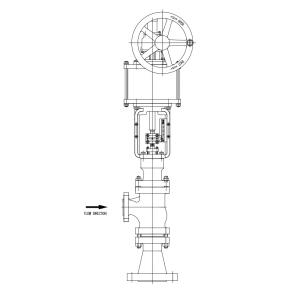 Buy cheap V100-HSA series high-performance angular black water regulating valve from wholesalers