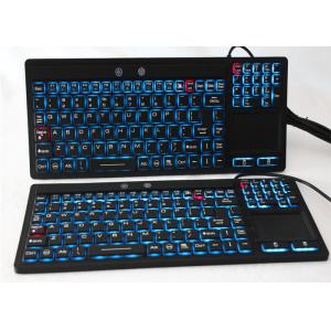 China Backlight Silicone Rubber Keyboard IP68 With Touchpad F1-F12 Function Keys on sale China Backlight Silicone Rubber Keyboard IP68 With Touchpad F1-F12 Function Keys on sale