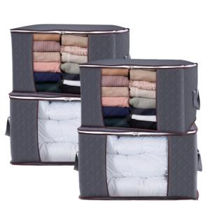 Buy cheap 90L Large Capacity Clothes Storage Bag Organizer With Reinforced Handle from wholesalers