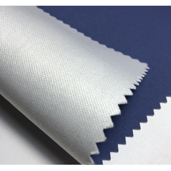 Quality 100%polyester 228T taslan waterproof white coating 130gsm 150cm width for jacket fabric for sale