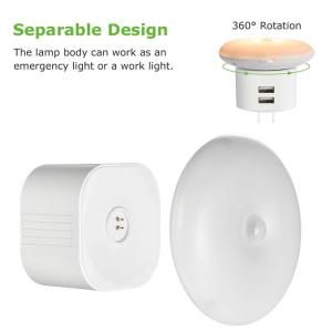 Buy cheap Motion Sensor Night Light,Upgraded Rechargeable 1.5W LED Night Lamp Portable Wireless Indoor Light from wholesalers