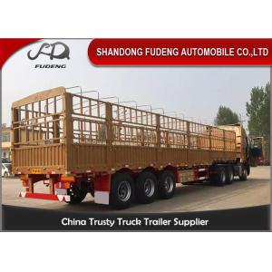 Buy cheap 60 Tons Payload Dropside Q345B Cargo Semi Traile from wholesalers
