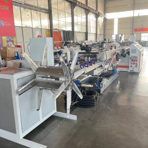 Double Wall Corrugated Pipe Extrusion Machine , 50mm-160mm HDPE Pipe Manufacturi