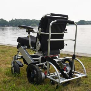Buy cheap Lithium Ion ISO13485 125KG Foldable Electric Wheelchair from wholesalers