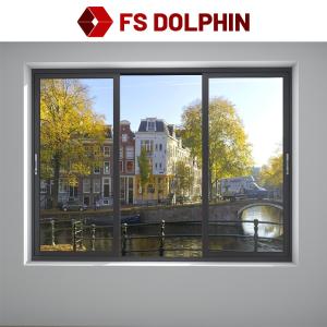 Soundproof Aluminum Sliding Window Thermally Broken Aluminium Double Glazed