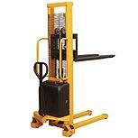 Semi Electric Stacker MES Ergonomic Design With Handle