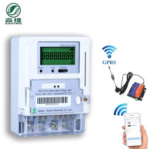 Buy cheap 160x112x71mm Single Phase Prepaid Energy Meter Rechargeable Electric 50Hz from wholesalers