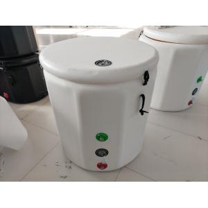 Buy cheap Portable Vertical Round Ice Bath Barrel Outdoor Cold Plunge Tub from wholesalers
