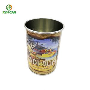 Buy cheap Alcohol Tin Can 0.25mm Tinplate PMS Printing 400ml Tin Containers from wholesalers