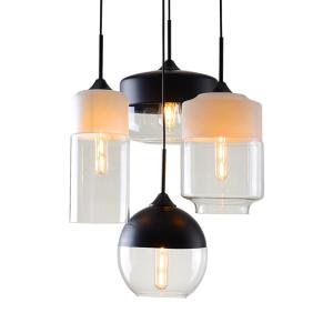 Geometric Drop glass pendant light Fixtures for Indoor home Lighting Fixtures