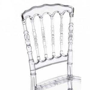 High Back Transparent Resin Chiavari Chair Nepoleon Crystal Chiavari Chairs