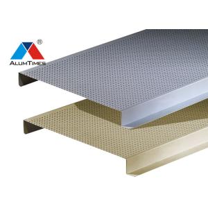 Buy cheap C Shape Type Perforated Aluminium Linear Ceiling Suspended Waterproof product