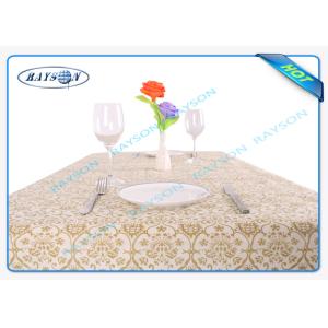 Buy cheap Printed tnt Environmental Spunbond Non Woven Tablecloths For Hotel from wholesalers