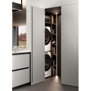 Customized Red And White Kitchen Cabinets Modern Handleless Kitchen Cabinets