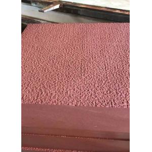 Buy cheap Red Sandstone natural sawn cut bushhammered honed tile slabs from wholesalers