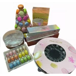 Buy cheap Sweet Pink Macaron Packaging Box High Quality 12 pcs with Plastic Inner Tray from wholesalers