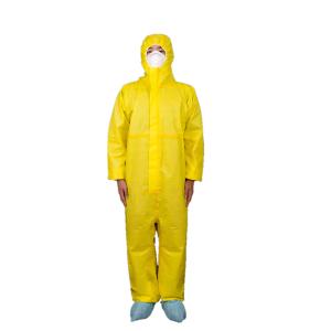 Buy cheap Type3B PP PE Chemical Spray Protective Disposable Coverall With 3pcs Hood from wholesalers