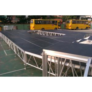 Buy cheap Portable Outdoor Stage Truss Display Aluminum Stage Platform With Adjustable Legs from wholesalers