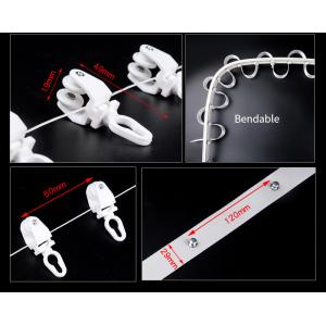 29mm width polyester S fold wave curtain track tape for bendable curtain rail