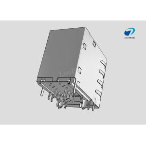 Buy cheap RJ45 Connectors, RJ45 with Integrated Magnetics, Multiple Ports, Port Matrix Configuration 2 x 1, RJ Type Jacks & Plugs from wholesalers