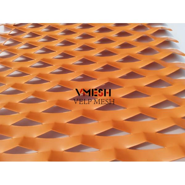 Quality PVDF Aluminum Facade Mesh Build Metal Expanded Plate Exterior Cladding for sale