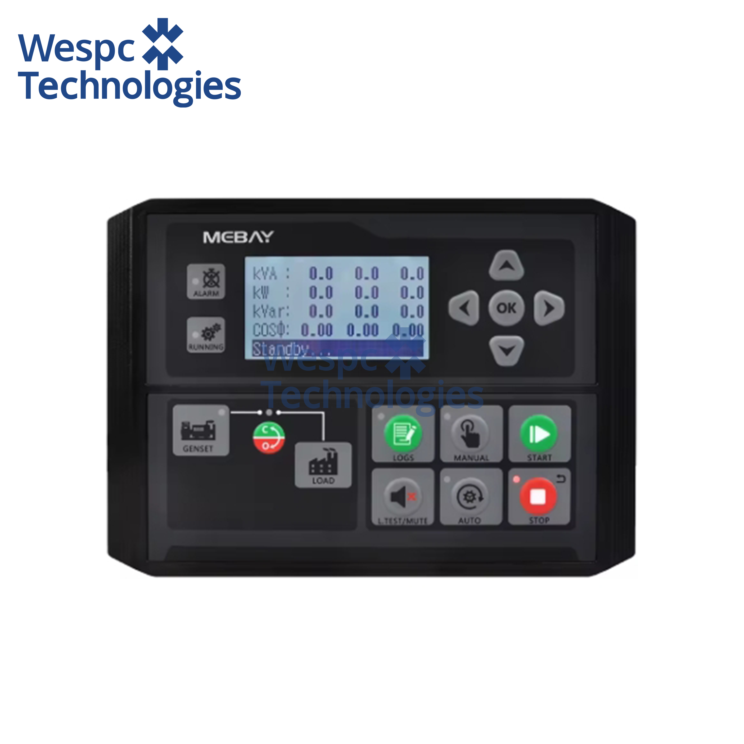 Buy cheap WESPC Original DC40D MK4 Smart Genset Controller with Solenoid Control Function from wholesalers