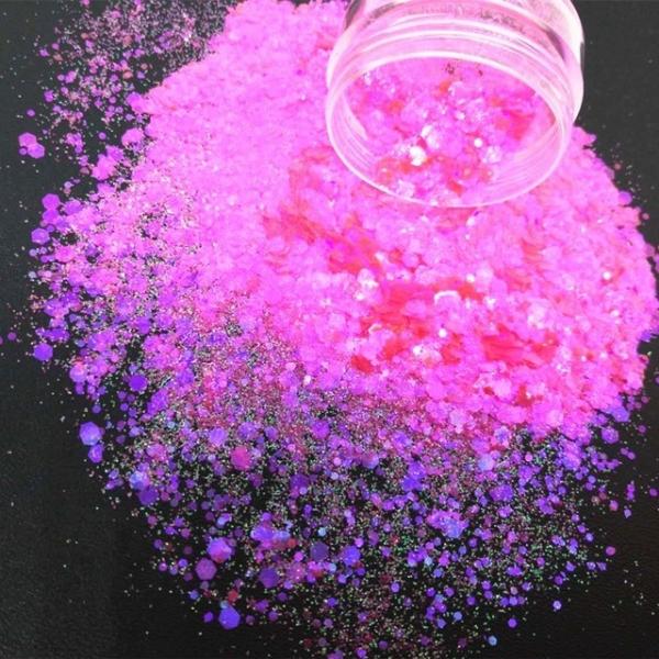 Buy cheap Add a Touch of Sparkle to Your Tumbler Slime with Iridescence Chunky Mixed Glitter Powder from wholesalers