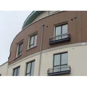 Buy cheap Coffee Wood Plastic Composite Exterior Wall Cladding With Smooth Surface product